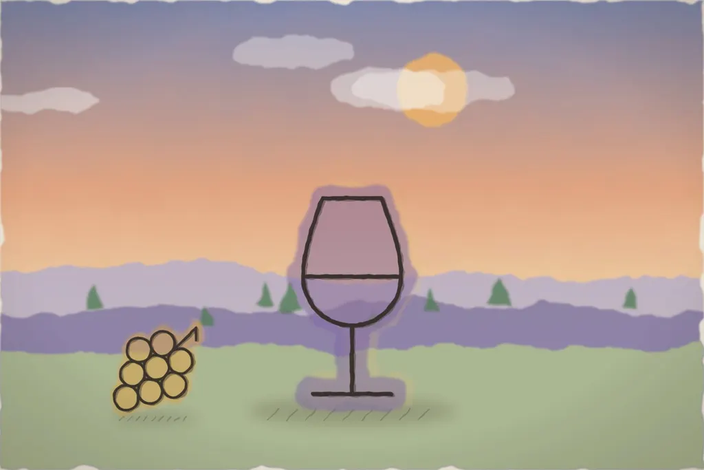 Vinuri de la cramele mici din Dobrogea (ilustrație)