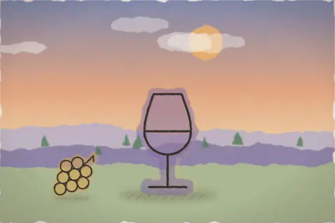 Vinuri de la cramele mici din Dobrogea (ilustrație)